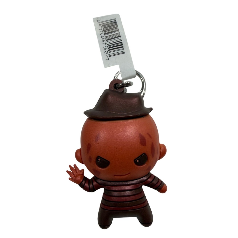 Freddy Krueger 3D Foam Bag Clip Keychain Horror Series 1 Monogram